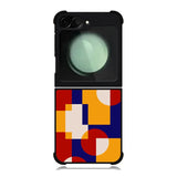 Abstract Bauhaus geometric FZ1713 Samsung Galaxy Z Flip 6 2024 5G Case
