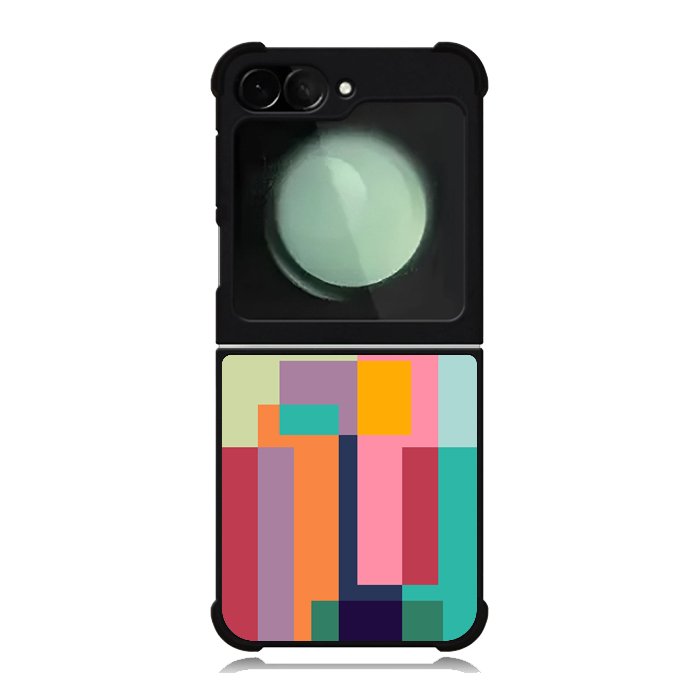 Abstract Bauhaus geometric FZ1720 Samsung Galaxy Z Flip 6 2024 5G Case