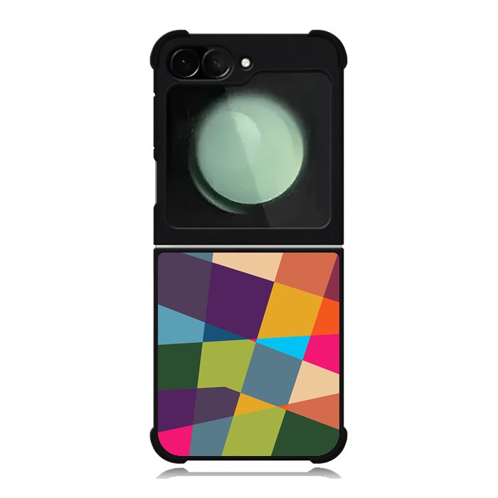 Abstract Bauhaus geometric FZ1724 Samsung Galaxy Z Flip 6 2024 5G Case
