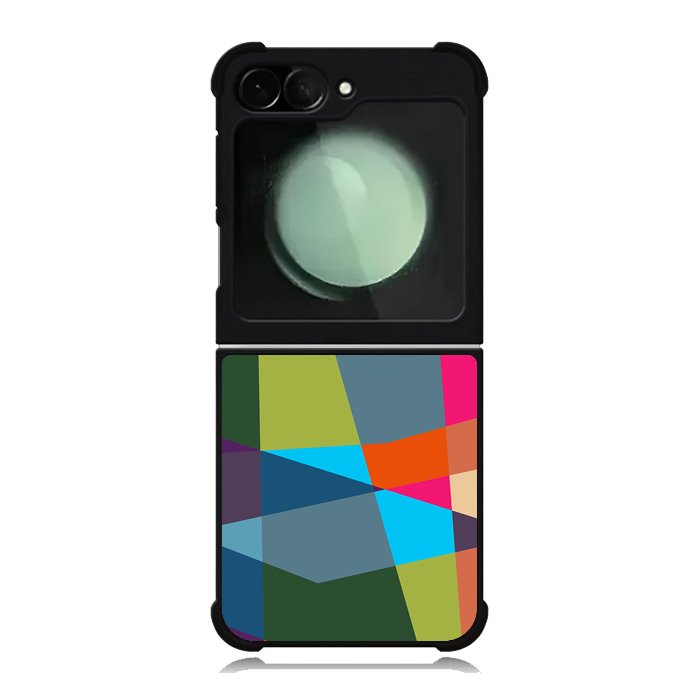 Abstract Bauhaus geometric FZ1725 Samsung Galaxy Z Flip 6 2024 5G Case