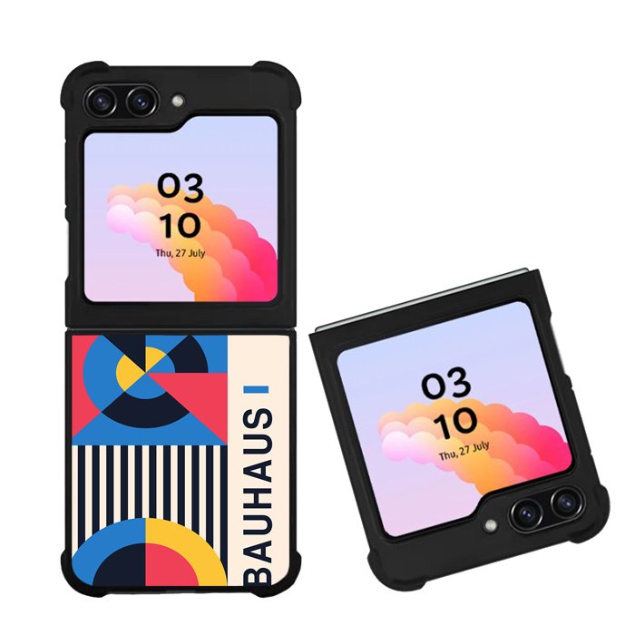 Abstract Bauhaus geometric FZ1735 Samsung Galaxy Z Flip 5 2023 5G Case