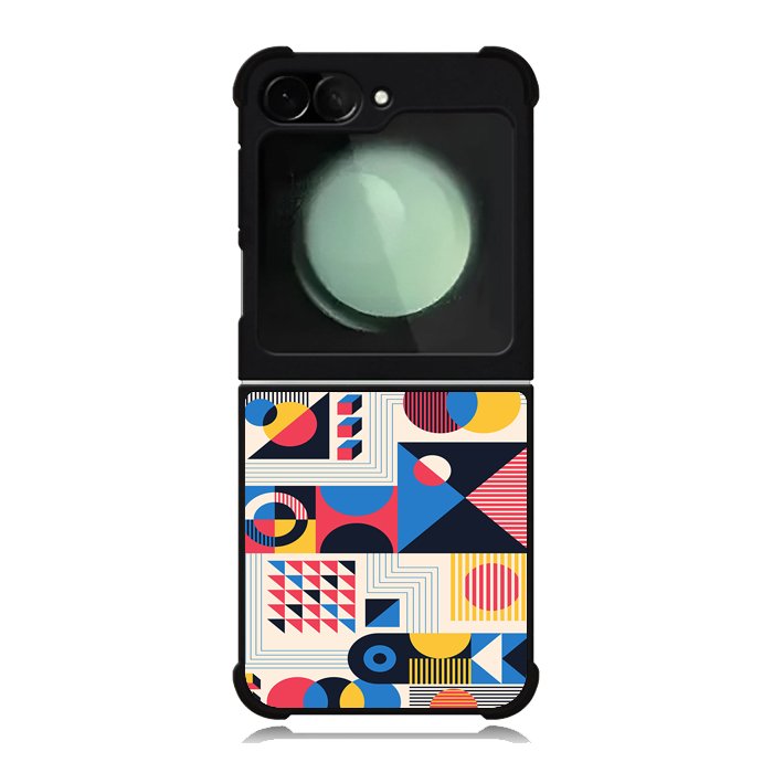 Abstract Bauhaus geometric FZ1737 Samsung Galaxy Z Flip 6 2024 5G Case