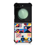 Abstract Bauhaus geometric FZ1737 Samsung Galaxy Z Flip 6 2024 5G Case