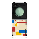 Abstract Bauhaus geometric FZ1762 Samsung Galaxy Z Flip 6 2024 5G Case
