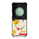 Abstract Bauhaus geometric FZ1768 Samsung Galaxy Z Flip 6 2024 5G Case