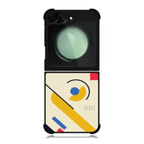 Abstract Bauhaus geometric FZ1769 Samsung Galaxy Z Flip 6 2024 5G Case