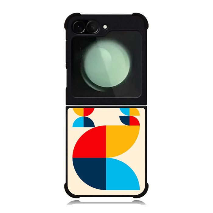 Abstract Bauhaus geometric FZ1795 Samsung Galaxy Z Flip 6 2024 5G Case