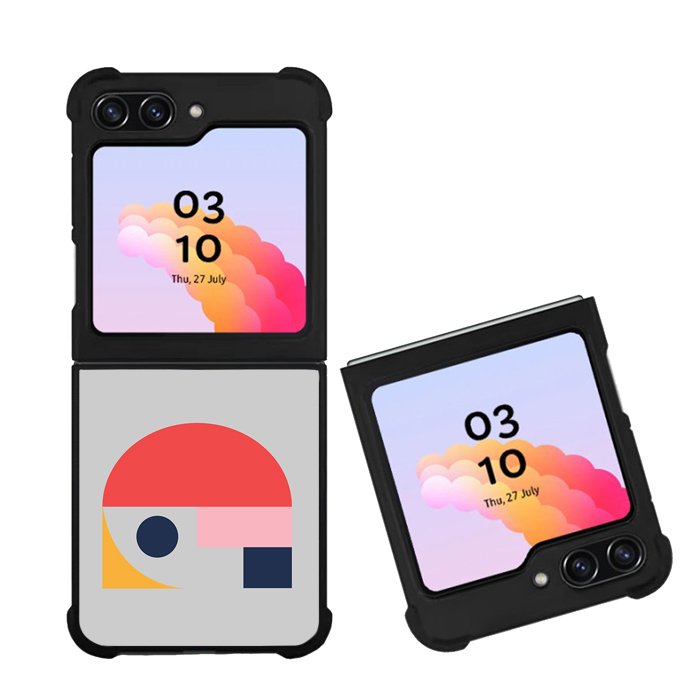 Minimalist Geometric FZ1809 Samsung Galaxy Z Flip 5 2023 5G Case