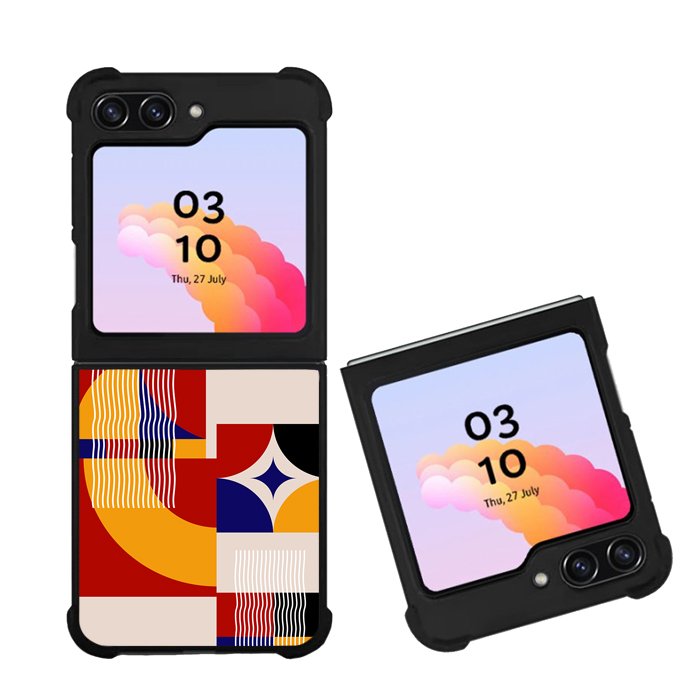 Minimalist Geometric FZ1814 Samsung Galaxy Z Flip 5 2023 5G Case