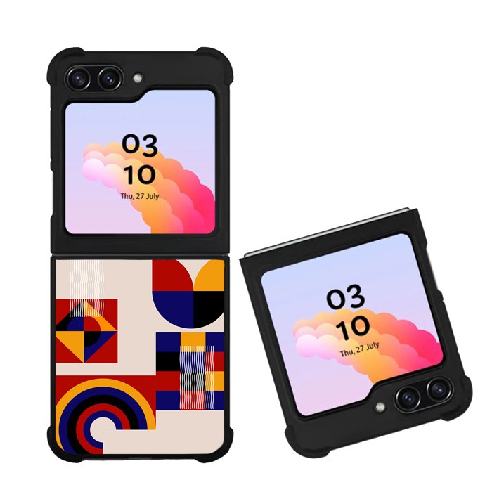 Minimalist Geometric FZ1816 Samsung Galaxy Z Flip 5 2023 5G Case