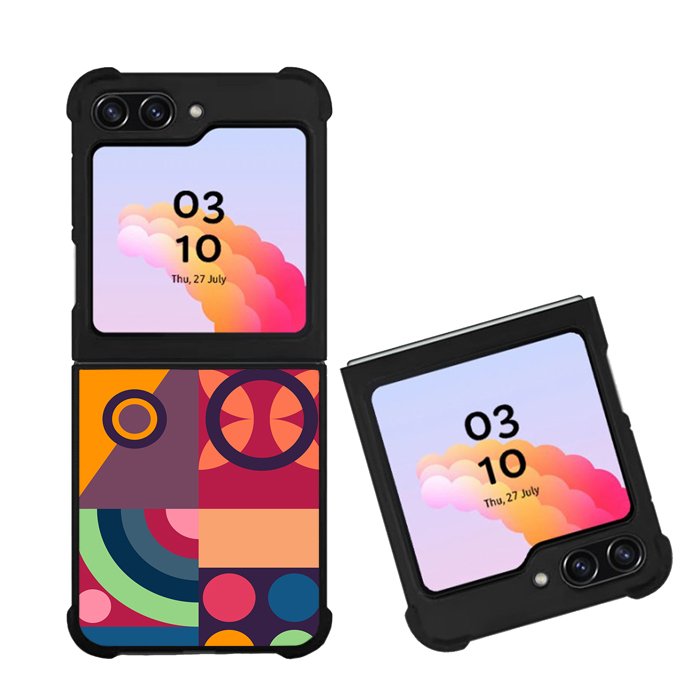 Minimalist Geometric FZ1819 Samsung Galaxy Z Flip 5 2023 5G Case
