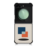 Abstract Bauhaus geometric FZ1829 Samsung Galaxy Z Flip 6 2024 5G Case
