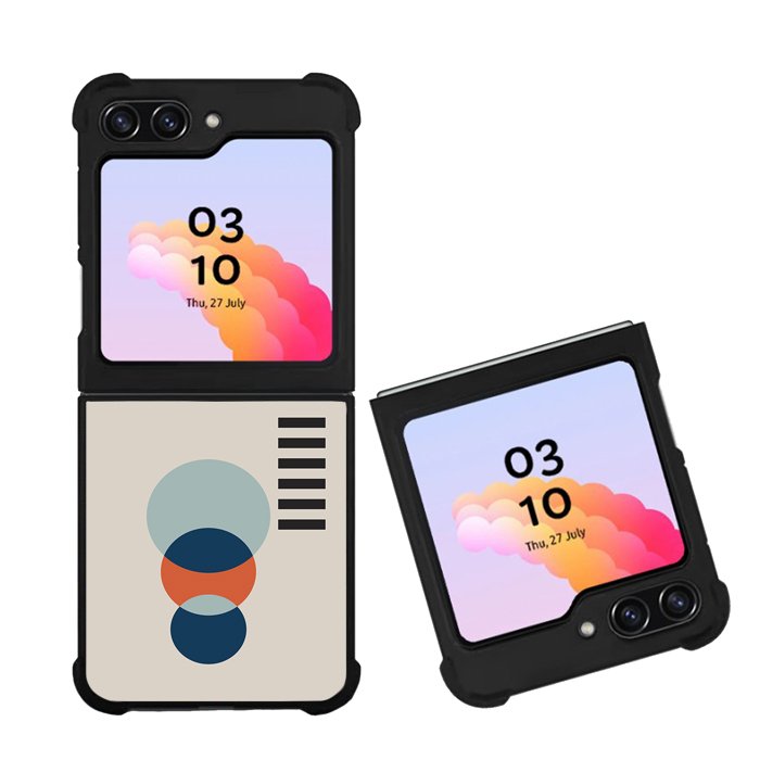 Abstract Bauhaus geometric FZ1830 Samsung Galaxy Z Flip 5 2023 5G Case