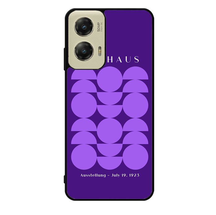 Bauhaus Violet Circles FZ4114 Motorola Moto G Stylus 5G 2024 Case