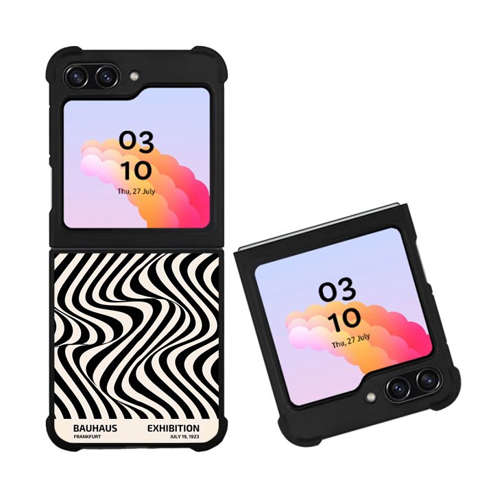 Bauhaus Exhibition Black FZ4115 Samsung Galaxy Z Flip 5 2023 5G Case