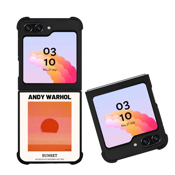 Andy Warhol Orange Sunset FZ4128 Samsung Galaxy Z Flip 5 2023 5G Case