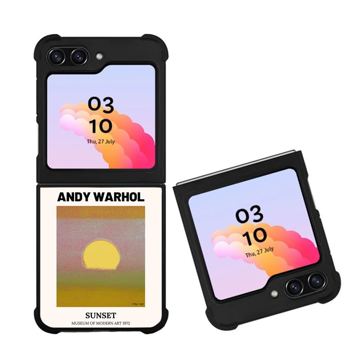 Andy Warhol Yellow Sunset FZ4130 Samsung Galaxy Z Flip 5 2023 5G Case