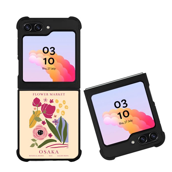 Flowers Market Osaka FZ4182 Samsung Galaxy Z Flip 5 2023 5G Case