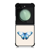 Watercolor Blue Butterfly FZ4191 Samsung Galaxy Z Flip 6 2024 5G Case