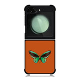 Green Birdwing Butterfly FZ4192 Samsung Galaxy Z Flip 6 2024 5G Case