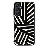 Black White Stripes FZ4197 Samsung Galaxy A25 5G Case