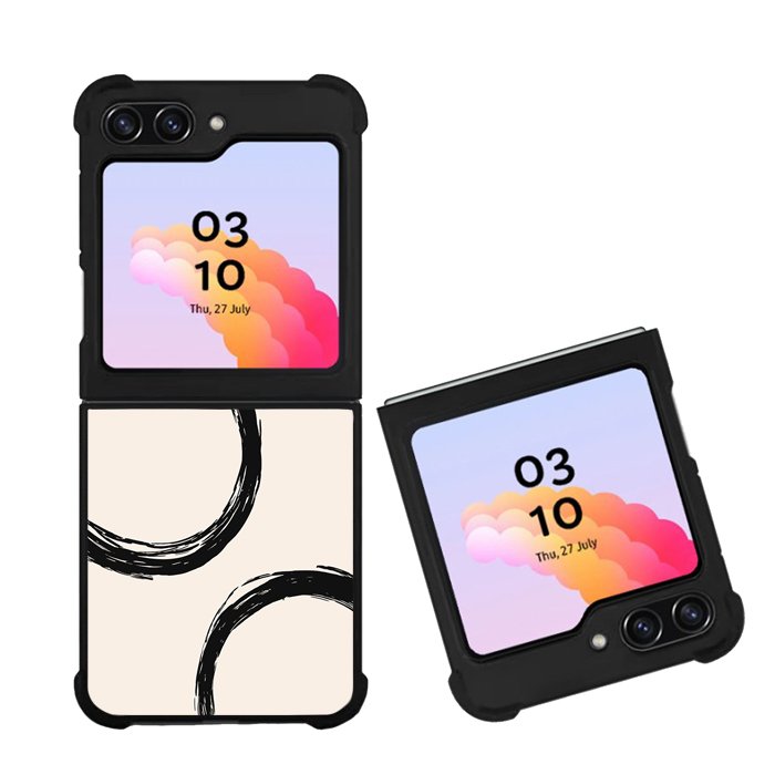 Round Brush Line FZ4202 Samsung Galaxy Z Flip 5 2023 5G Case