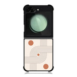 Orange Brown Beige FZ4204 Samsung Galaxy Z Flip 6 2024 5G Case