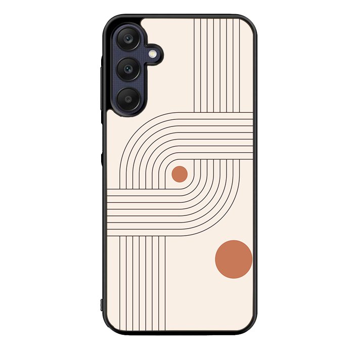 Orange Brown Beige FZ4204 Samsung Galaxy A25 5G Case
