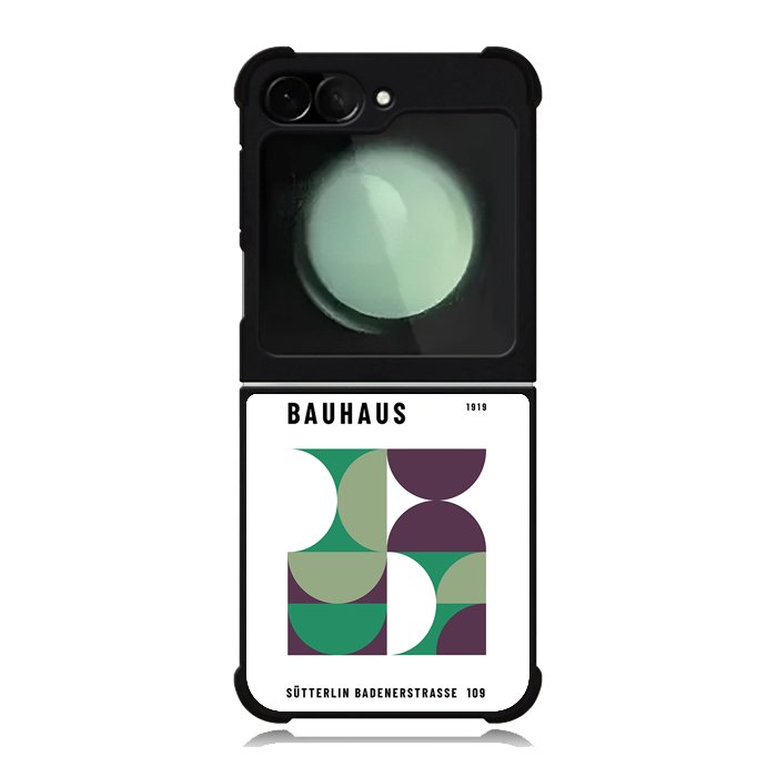 Bauhaus Retro Green Purple FZ4219 Samsung Galaxy Z Flip 6 2024 5G Case