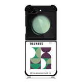 Bauhaus Retro Green Purple FZ4219 Samsung Galaxy Z Flip 6 2024 5G Case