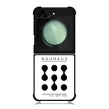Retro Bauhaus White FZ4229 Samsung Galaxy Z Flip 6 2024 5G Case