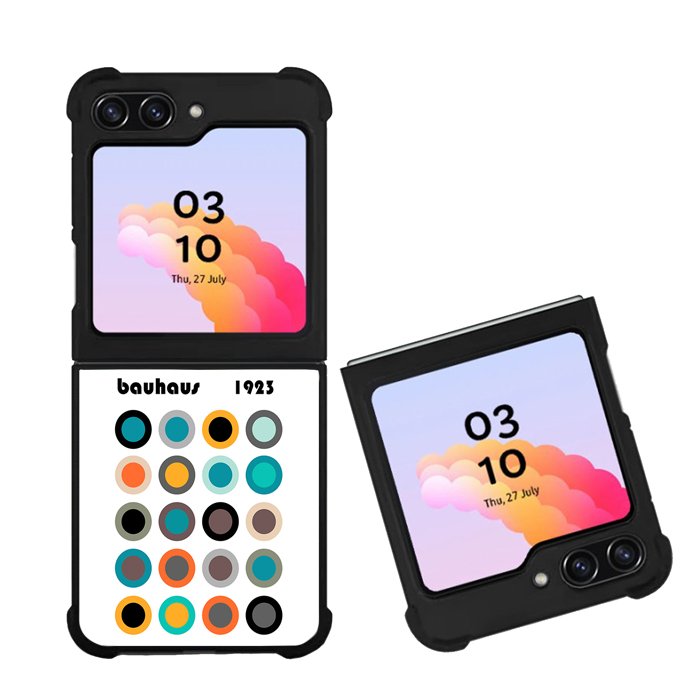 Bauhaus 1923 Colorful Circle FZ4232 Samsung Galaxy Z Flip 5 2023 5G Case