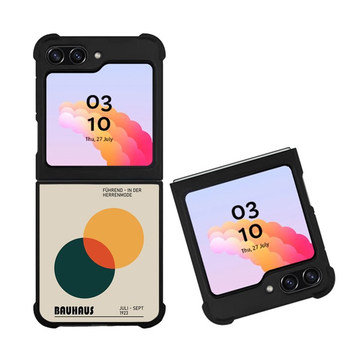Bauhaus Retro Geometric Shapes FZ4241 Samsung Galaxy Z Flip 5 2023 5G Case