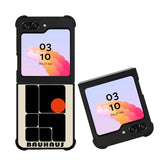 Soulhouse Bauhaus Black FZ4259 Samsung Galaxy Z Flip 5 2023 5G Case