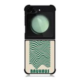 Bauhaus Poster Waves Green FZ4263 Samsung Galaxy Z Flip 6 2024 5G Case