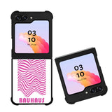 Bauhaus Poster Waves Pink FZ4268 Samsung Galaxy Z Flip 5 2023 5G Case