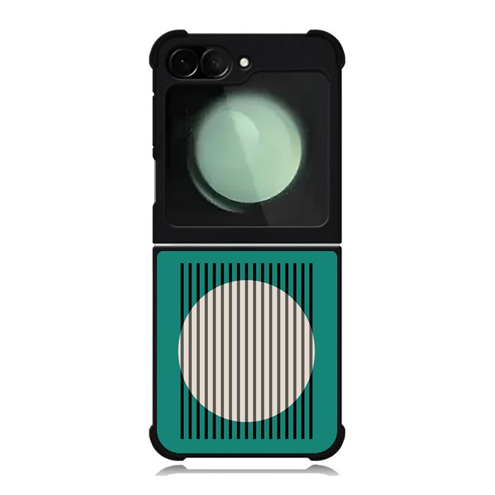Black Green Line FZ4273 Samsung Galaxy Z Flip 6 2024 5G Case