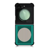 Black Green Line FZ4273 Samsung Galaxy Z Flip 6 2024 5G Case