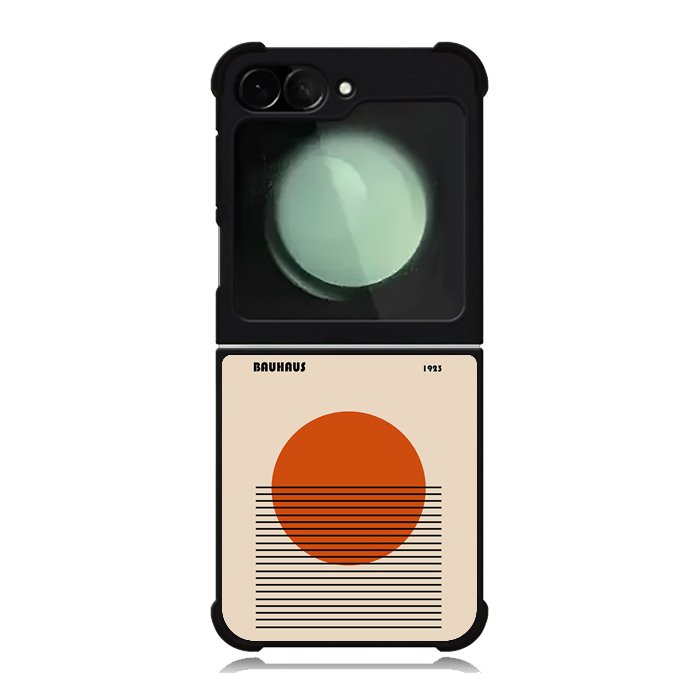 Black Orange Bauhaus FZ4279 Samsung Galaxy Z Flip 6 2024 5G Case