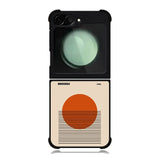 Black Orange Bauhaus FZ4279 Samsung Galaxy Z Flip 6 2024 5G Case