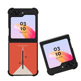 Generisch Bicycle Bauhaus Orange FZ4284 Samsung Galaxy Z Flip 5 2023 5G Case