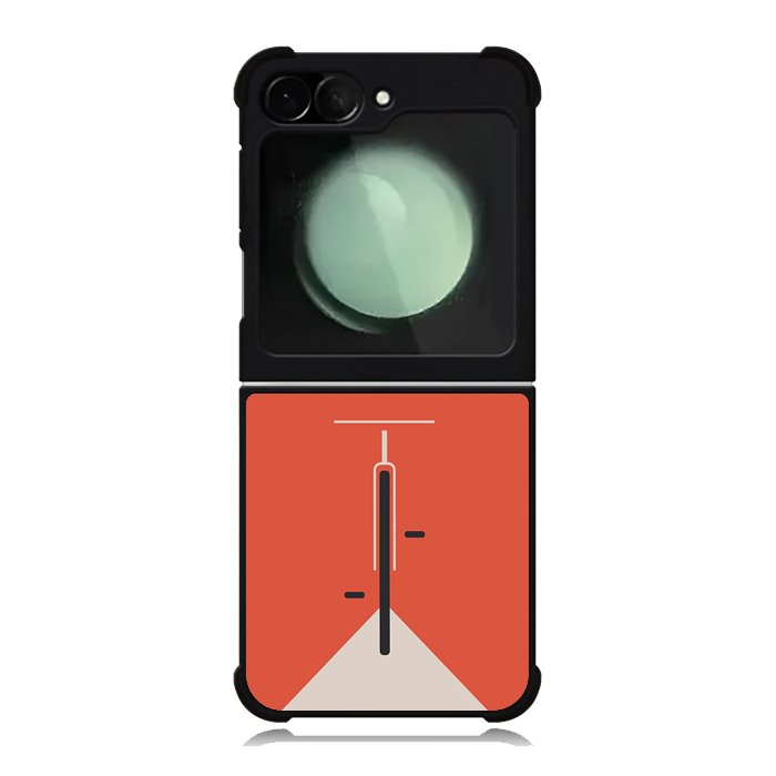 Generisch Bicycle Bauhaus Orange FZ4284 Samsung Galaxy Z Flip 6 2024 5G Case