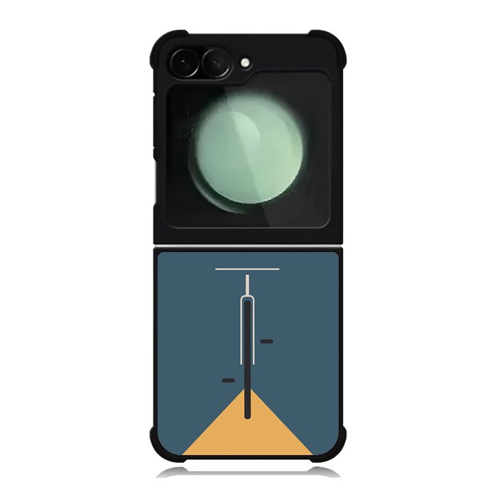 Generisch Bicycle Bauhaus Blue FZ4286 Samsung Galaxy Z Flip 6 2024 5G Case