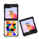 Bauhaus Geometric Abstract Colors FZ4293 Samsung Galaxy Z Flip 5 2023 5G Case