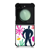 Flat Abstract FZ5127 Samsung Galaxy Z Flip 6 2024 5G Case