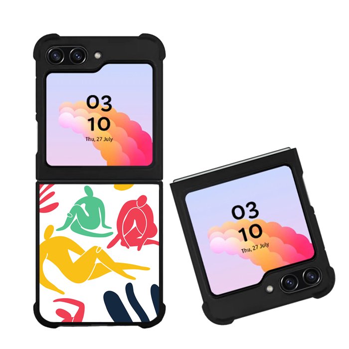 Flat Abstract FZ5128 Samsung Galaxy Z Flip 5 2023 5G Case