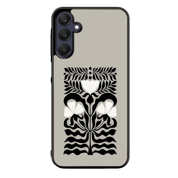 Abstract Dark Floral FZ5207 Samsung Galaxy A25 5G Case