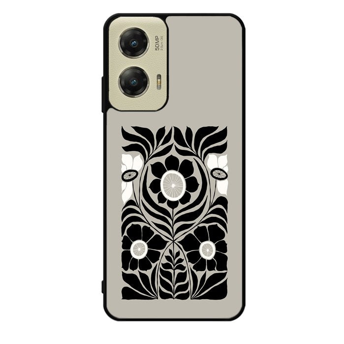 Abstract Dark Flower FZ5215 Motorola Moto G Stylus 5G 2024 Case
