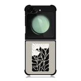 Black And White Flowers FZ5217 Samsung Galaxy Z Flip 6 2024 5G Case