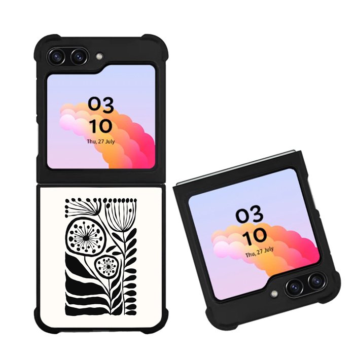 Black And White Abstract FZ5218 Samsung Galaxy Z Flip 5 2023 5G Case